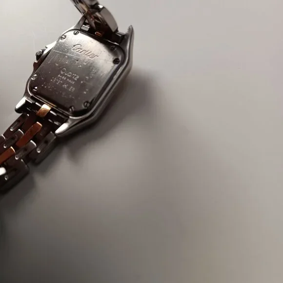 CARTIER GOLD AND SILVER LADIES WATCH - Picture 10 of 11